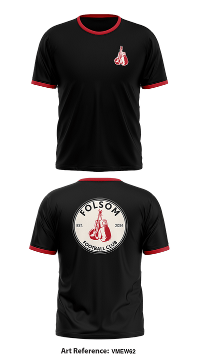 Folsom Football Club Short Sleeve Old School Cotton Feel Shirt - 8