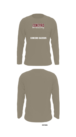 Long Sleeve Performance Shirt, Concord Raiders, Wrestling, Teamtime, Team time, sublimation, custom sports apparel, team uniforms, spirit wear, spiritwear, sports uniforms, custom shirts, team store, custom team store, fundraiser sports, apparel fundraiser