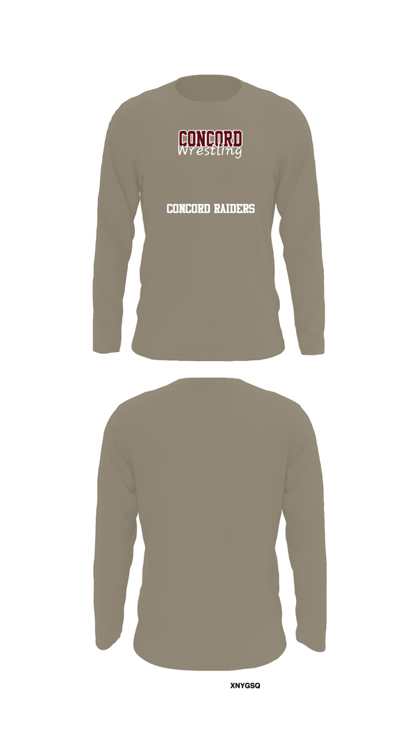 Long Sleeve Performance Shirt, Concord Raiders, Wrestling, Teamtime, Team time, sublimation, custom sports apparel, team uniforms, spirit wear, spiritwear, sports uniforms, custom shirts, team store, custom team store, fundraiser sports, apparel fundraiser