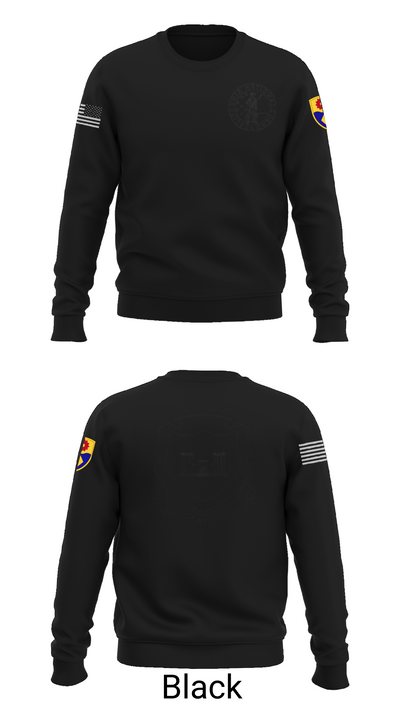 132d MRBC, 579th EN BN, 49th MP DIV 50518216 Crew Neck Sweatshirt - 24