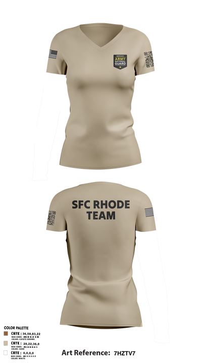 B3 RSP 24367888 Women's Short Sleeve V-neck Shirt - 2