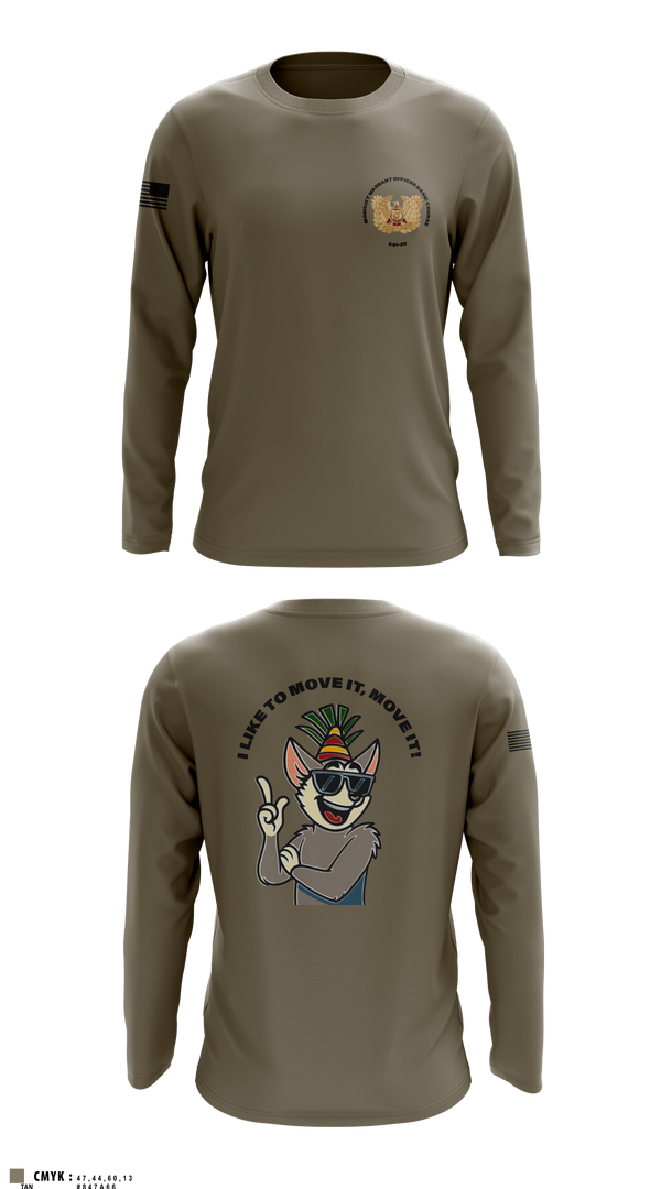 Long Sleeve Performance Shirt, MWOBC 001-25, Army, Teamtime, Team time, sublimation, custom sports apparel, team uniforms, spirit wear, spiritwear, sports uniforms, custom shirts, team store, custom team store, fundraiser sports, apparel fundraiser
