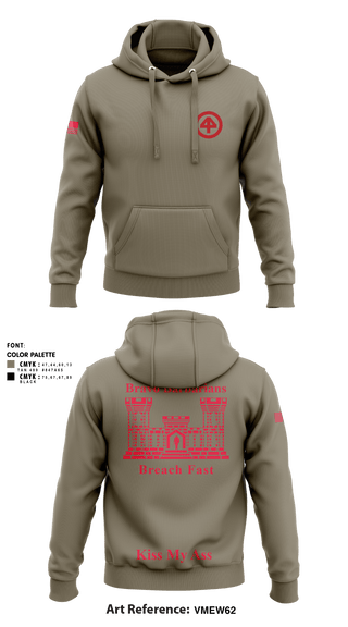 Hoodie, B 104th, National Guard, Teamtime, Team time, sublimation, custom sports apparel, team uniforms, spirit wear, spiritwear, sports uniforms, custom shirts, team store, custom team store, fundraiser sports, apparel fundraiser