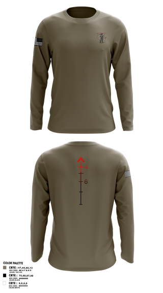 Long Sleeve Performance Shirt, WIARNG Marksmanship, , Teamtime, Team time, sublimation, custom sports apparel, team uniforms, spirit wear, spiritwear, sports uniforms, custom shirts, team store, custom team store, fundraiser sports, apparel fundraiser