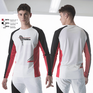Long Sleeve Performance Shirt, Hauser High School Tennis, Tennis, Teamtime, Team time, sublimation, custom sports apparel, team uniforms, spirit wear, spiritwear, sports uniforms, custom shirts, team store, custom team store, fundraiser sports, apparel fundraiser