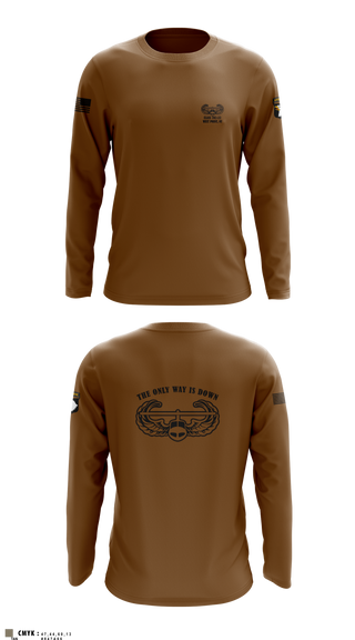 Long Sleeve Performance Shirt, AASLT 10-25 Ft. Campbell, Kentucky, , Teamtime, Team time, sublimation, custom sports apparel, team uniforms, spirit wear, spiritwear, sports uniforms, custom shirts, team store, custom team store, fundraiser sports, apparel fundraiser