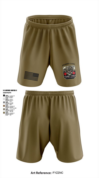 7248th MSU 46326477 Athletic Shorts With Pockets - 5