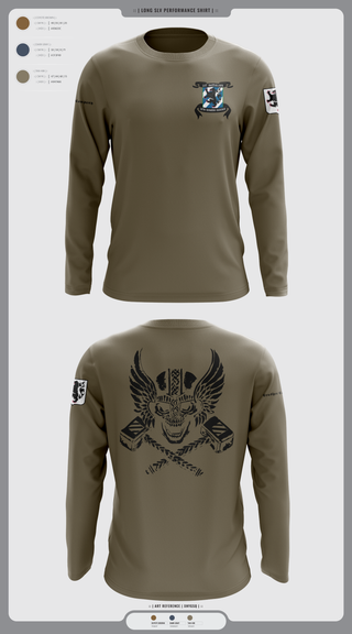 Long Sleeve Performance Shirt, 1-28 Infantry battalion, , Teamtime, Team time, sublimation, custom sports apparel, team uniforms, spirit wear, spiritwear, sports uniforms, custom shirts, team store, custom team store, fundraiser sports, apparel fundraiser