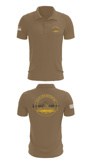Short Sleeve Performance Polo, E Co 4th Recon BN, , Teamtime, Team time, sublimation, custom sports apparel, team uniforms, spirit wear, spiritwear, sports uniforms, custom shirts, team store, custom team store, fundraiser sports, apparel fundraiser