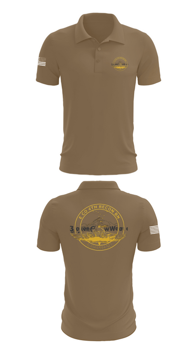 E Co 4th Recon BN 66844885 Short Sleeve Performance Polo - 7
