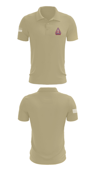 Short Sleeve Performance Polo, Recruiting and Retention Battalion, , Teamtime, Team time, sublimation, custom sports apparel, team uniforms, spirit wear, spiritwear, sports uniforms, custom shirts, team store, custom team store, fundraiser sports, apparel fundraiser