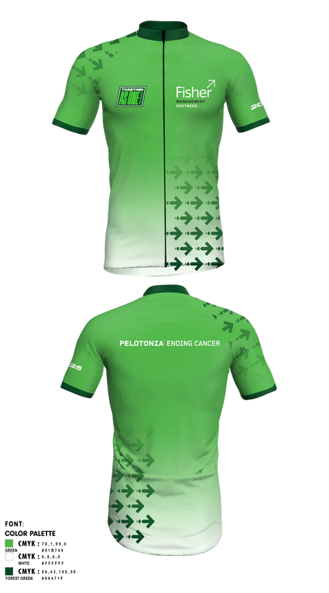 Cycling Jersey, Fisher Management Partners Pelotonia, Cycling, Teamtime, Team time, sublimation, custom sports apparel, team uniforms, spirit wear, spiritwear, sports uniforms, custom shirts, team store, custom team store, fundraiser sports, apparel fundraiser