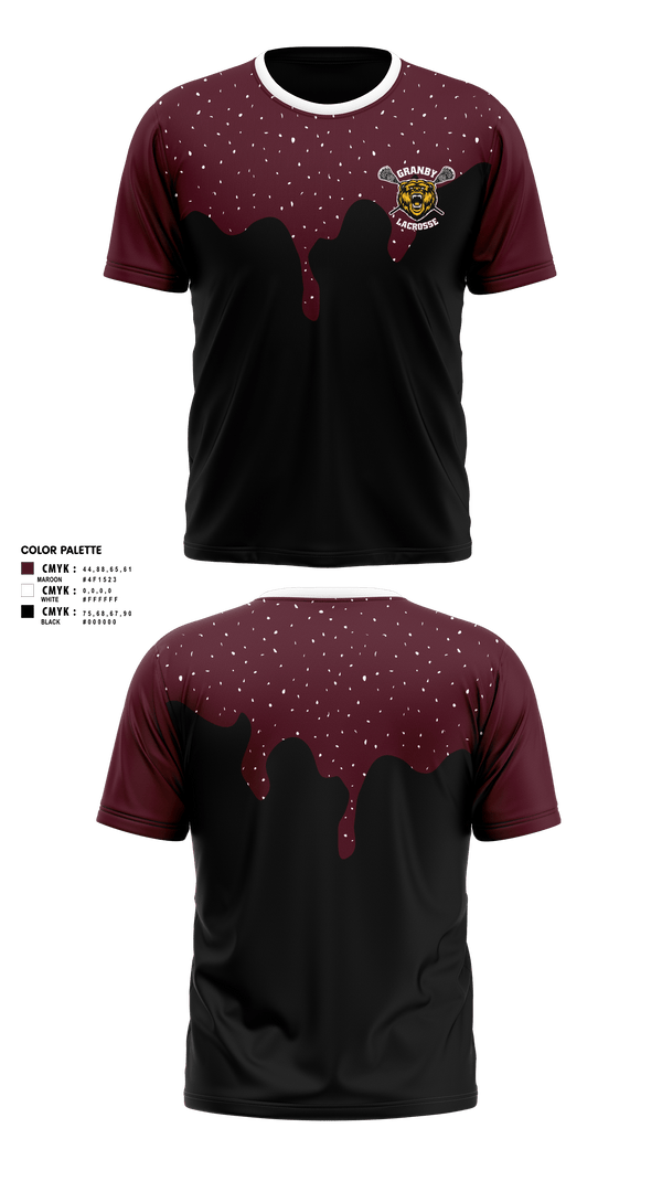 Short Sleeve Performance Shirt, Granby Youth Lacrosse, Men's Lacrosse, Teamtime, Team time, sublimation, custom sports apparel, team uniforms, spirit wear, spiritwear, sports uniforms, custom shirts, team store, custom team store, fundraiser sports, apparel fundraiser