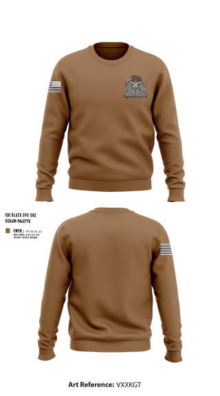 Crew Neck Sweatshirt, 809tH MRBC 1st PLT 2nd SEC Sparrows, , Teamtime, Team time, sublimation, custom sports apparel, team uniforms, spirit wear, spiritwear, sports uniforms, custom shirts, team store, custom team store, fundraiser sports, apparel fundraiser