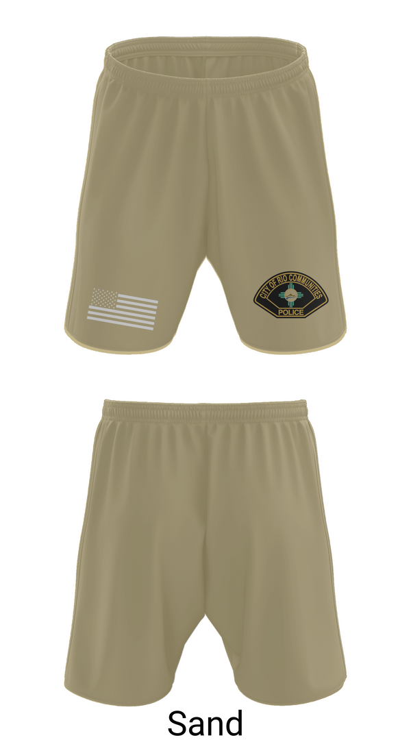 Athletic Shorts With Pockets, Rio Communities Police Department, , Teamtime, Team time, sublimation, custom sports apparel, team uniforms, spirit wear, spiritwear, sports uniforms, custom shirts, team store, custom team store, fundraiser sports, apparel fundraiser