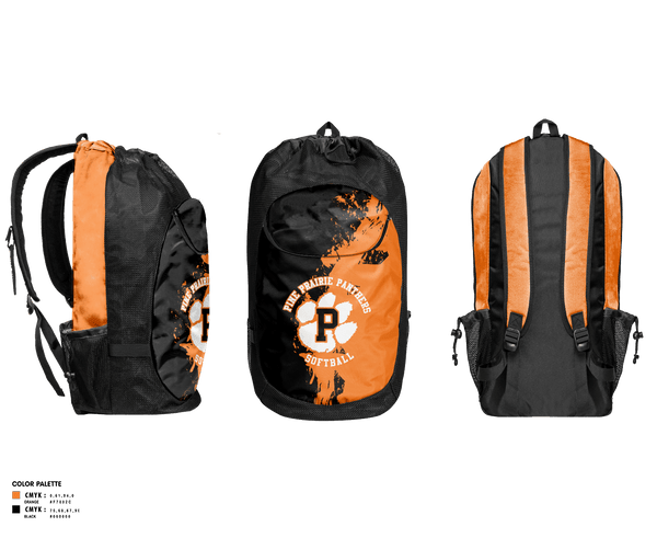 Gear Bag, Pine Prairie Panthers Softball, Softball, Teamtime, Team time, sublimation, custom sports apparel, team uniforms, spirit wear, spiritwear, sports uniforms, custom shirts, team store, custom team store, fundraiser sports, apparel fundraiser