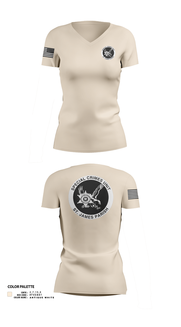 Womens Short Sleeve Vneck Shirt, Special Investigations Unit, , Teamtime, Team time, sublimation, custom sports apparel, team uniforms, spirit wear, spiritwear, sports uniforms, custom shirts, team store, custom team store, fundraiser sports, apparel fundraiser