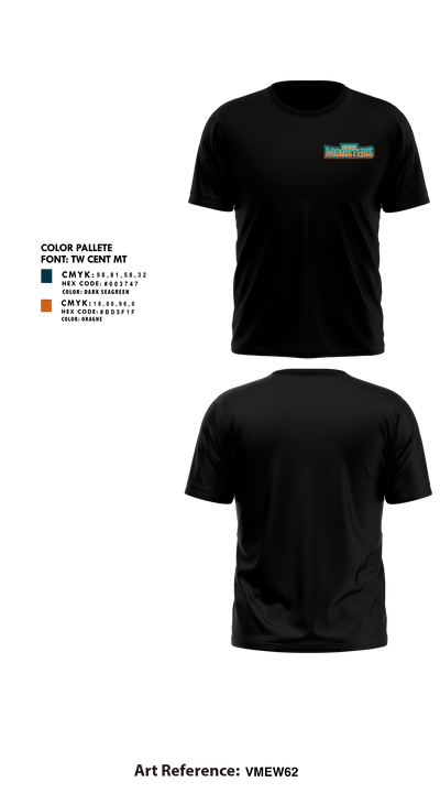 Midwest Monsters 38011238 Short Sleeve Performance Shirt - 16