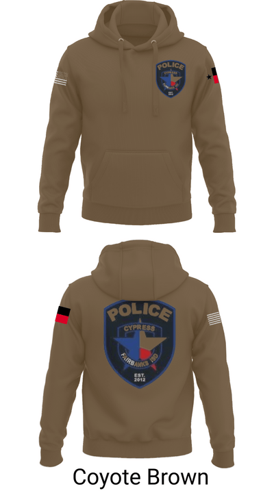 Cypress- Fairbanks ISD Police Department 56419862 Hoodie - 17