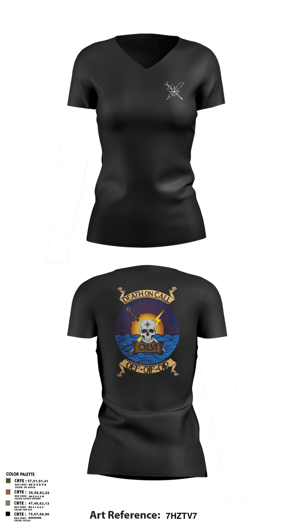 Womens Short Sleeve Vneck Shirt, 146th ASOS, Air Force, Teamtime, Team time, sublimation, custom sports apparel, team uniforms, spirit wear, spiritwear, sports uniforms, custom shirts, team store, custom team store, fundraiser sports, apparel fundraiser