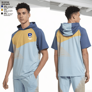 Short Sleeve Performance Shirt with hood, Clarksville Academy Tennis, Tennis, Teamtime, Team time, sublimation, custom sports apparel, team uniforms, spirit wear, spiritwear, sports uniforms, custom shirts, team store, custom team store, fundraiser sports, apparel fundraiser