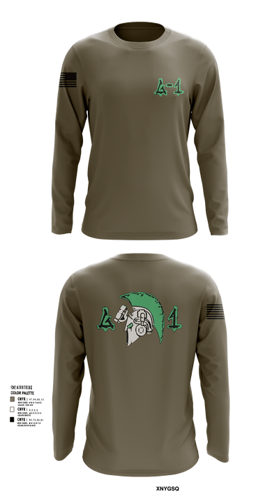Greeks 13518002 Long Sleeve Performance Shirt 102