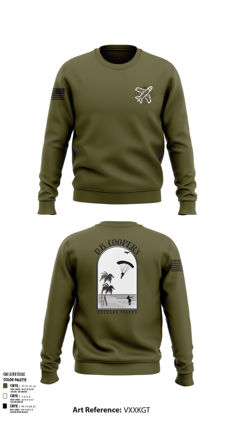 Crew Neck Sweatshirt, D.B. Coopers, , Teamtime, Team time, sublimation, custom sports apparel, team uniforms, spirit wear, spiritwear, sports uniforms, custom shirts, team store, custom team store, fundraiser sports, apparel fundraiser