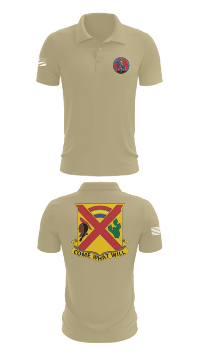 Charley troop 2-108 CAV 33316254 Short Sleeve Performance Polo - 83