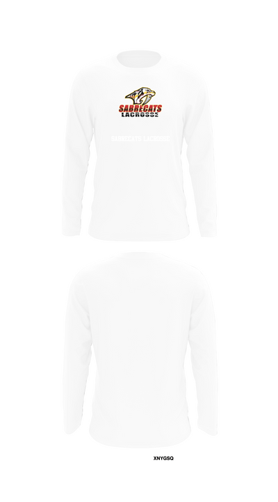 Sabrecats Lacrosse 57576752 Long Sleeve Performance Shirt 8