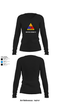 261st BSC CAVEMAN PLT 28746409 Women's Long Sleeve V-neck Shirt - 22