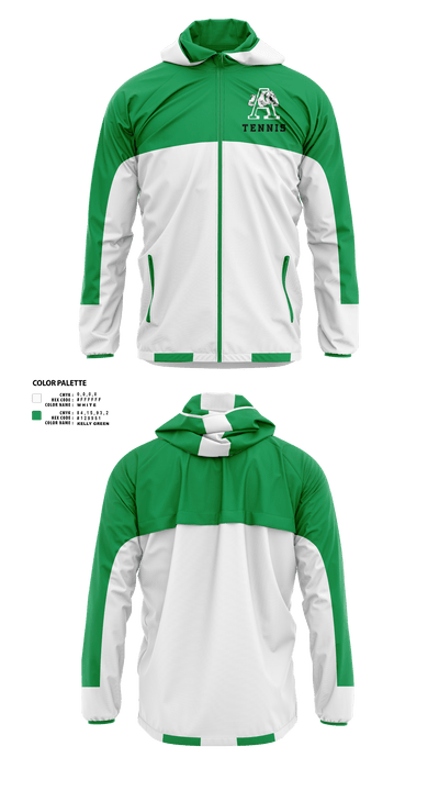 Albuquerque High School Tennis 89984516 Windbreaker - 2