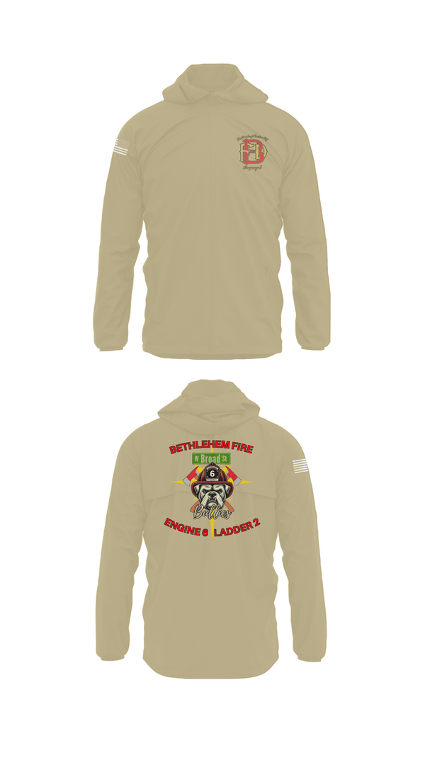 Windbreaker, Bethlehem Fire Department E6/L2, , Teamtime, Team time, sublimation, custom sports apparel, team uniforms, spirit wear, spiritwear, sports uniforms, custom shirts, team store, custom team store, fundraiser sports, apparel fundraiser