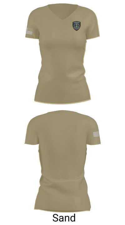 D.O.E. Protective Force 10017861 Women's Short Sleeve V-neck Shirt - 84