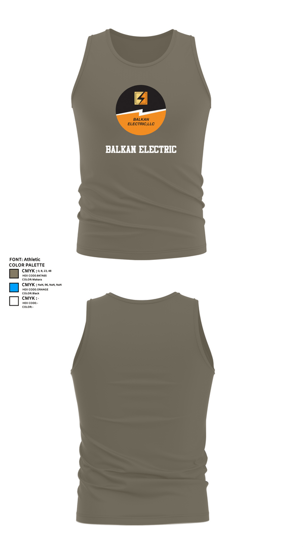 Tank Top, Balkan Electric, , Teamtime, Team time, sublimation, custom sports apparel, team uniforms, spirit wear, spiritwear, sports uniforms, custom shirts, team store, custom team store, fundraiser sports, apparel fundraiser