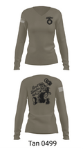 MCAGCC COMMSTRAT 43565701 Women's Long Sleeve V-neck Shirt - 77