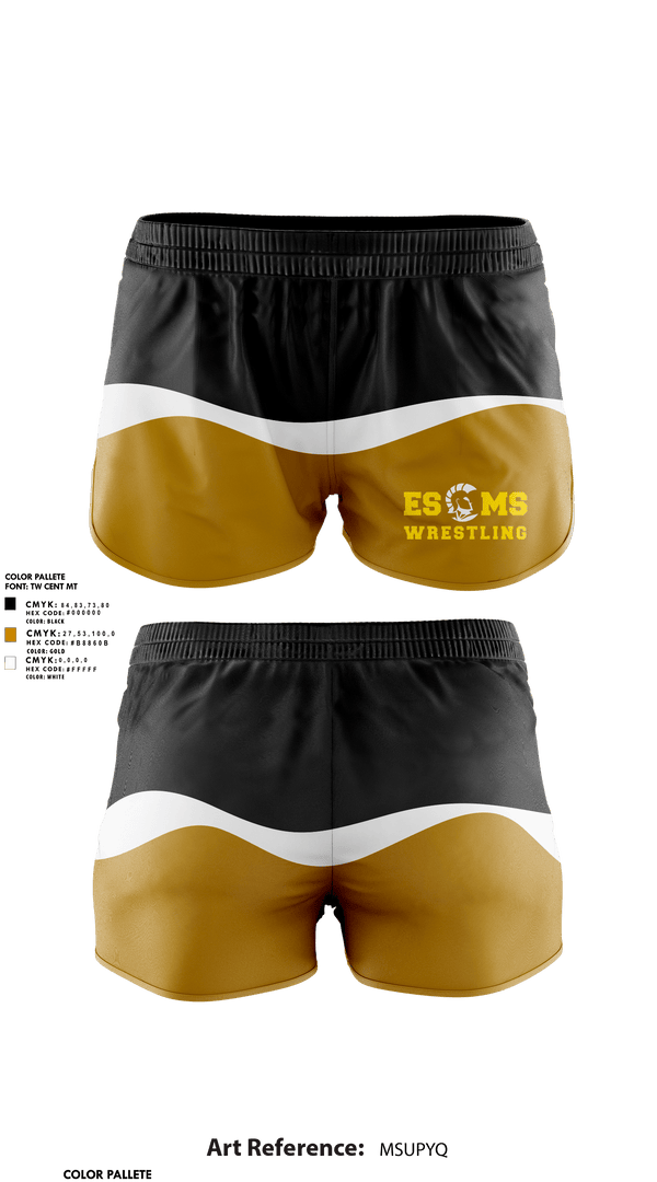 Womens Shorts, El Sausal Middle School, Spirit Store, Teamtime, Team time, sublimation, custom sports apparel, team uniforms, spirit wear, spiritwear, sports uniforms, custom shirts, team store, custom team store, fundraiser sports, apparel fundraiser