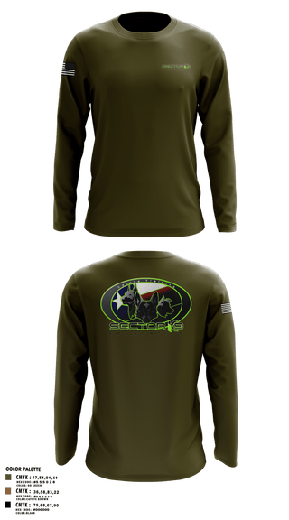 Long Sleeve Performance Shirt, Sector K9 Foundation, , Teamtime, Team time, sublimation, custom sports apparel, team uniforms, spirit wear, spiritwear, sports uniforms, custom shirts, team store, custom team store, fundraiser sports, apparel fundraiser