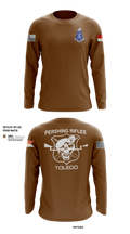 Pershing Rifles Troop L-1 10347059 Long Sleeve Performance Shirt 150