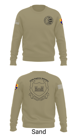 Crew Neck Sweatshirt, 132d MRBC, 579th EN BN, 49th MP DIV, , Teamtime, Team time, sublimation, custom sports apparel, team uniforms, spirit wear, spiritwear, sports uniforms, custom shirts, team store, custom team store, fundraiser sports, apparel fundraiser