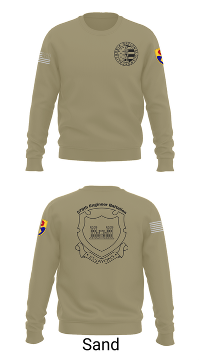 132d MRBC, 579th EN BN, 49th MP DIV 50518216 Crew Neck Sweatshirt - 81