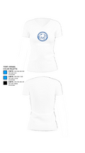 Cybercatsmmg 92018720 Women's Short Sleeve V-neck Shirt - 18