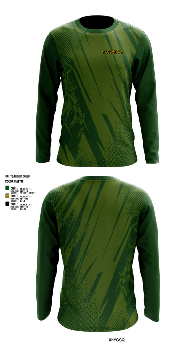 Patriots 20482605 Long Sleeve Performance Shirt 1