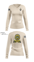 Nightmare PLT 23917777 Women's Long Sleeve V-neck Shirt - 2