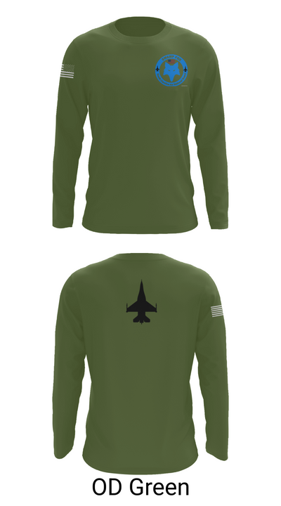 169th Maintenance Squadron 8743649 Long Sleeve Performance Shirt 46