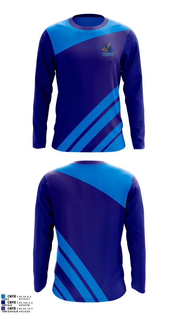 Long Sleeve Performance Shirt, ST. THOMAS MORE, Tennis, Teamtime, Team time, sublimation, custom sports apparel, team uniforms, spirit wear, spiritwear, sports uniforms, custom shirts, team store, custom team store, fundraiser sports, apparel fundraiser