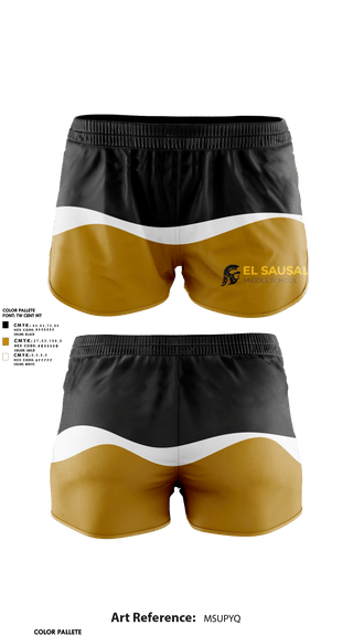 Womens Shorts, El Sausal Middle School, Spirit Store, Teamtime, Team time, sublimation, custom sports apparel, team uniforms, spirit wear, spiritwear, sports uniforms, custom shirts, team store, custom team store, fundraiser sports, apparel fundraiser