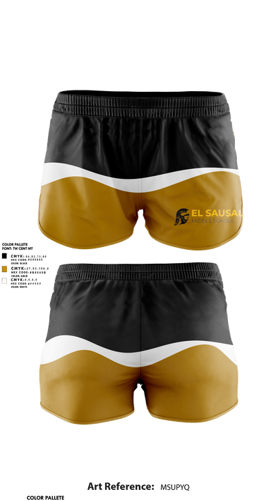 El Sausal Middle School 53609241 Women's Shorts - 1
