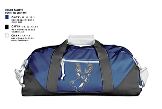 Duffle Bag, Deer Creek Antlers, Golf, Teamtime, Team time, sublimation, custom sports apparel, team uniforms, spirit wear, spiritwear, sports uniforms, custom shirts, team store, custom team store, fundraiser sports, apparel fundraiser