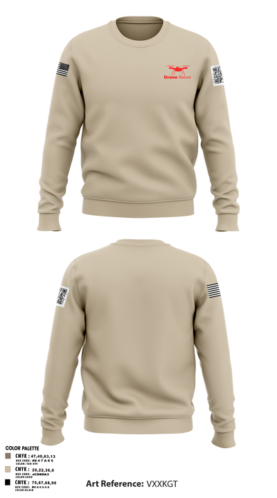 Drone Recon 84902337 Crew Neck Sweatshirt - 5