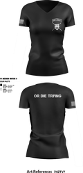 THICC BOIZ 20843626 Women's Short Sleeve V-neck Shirt - 2